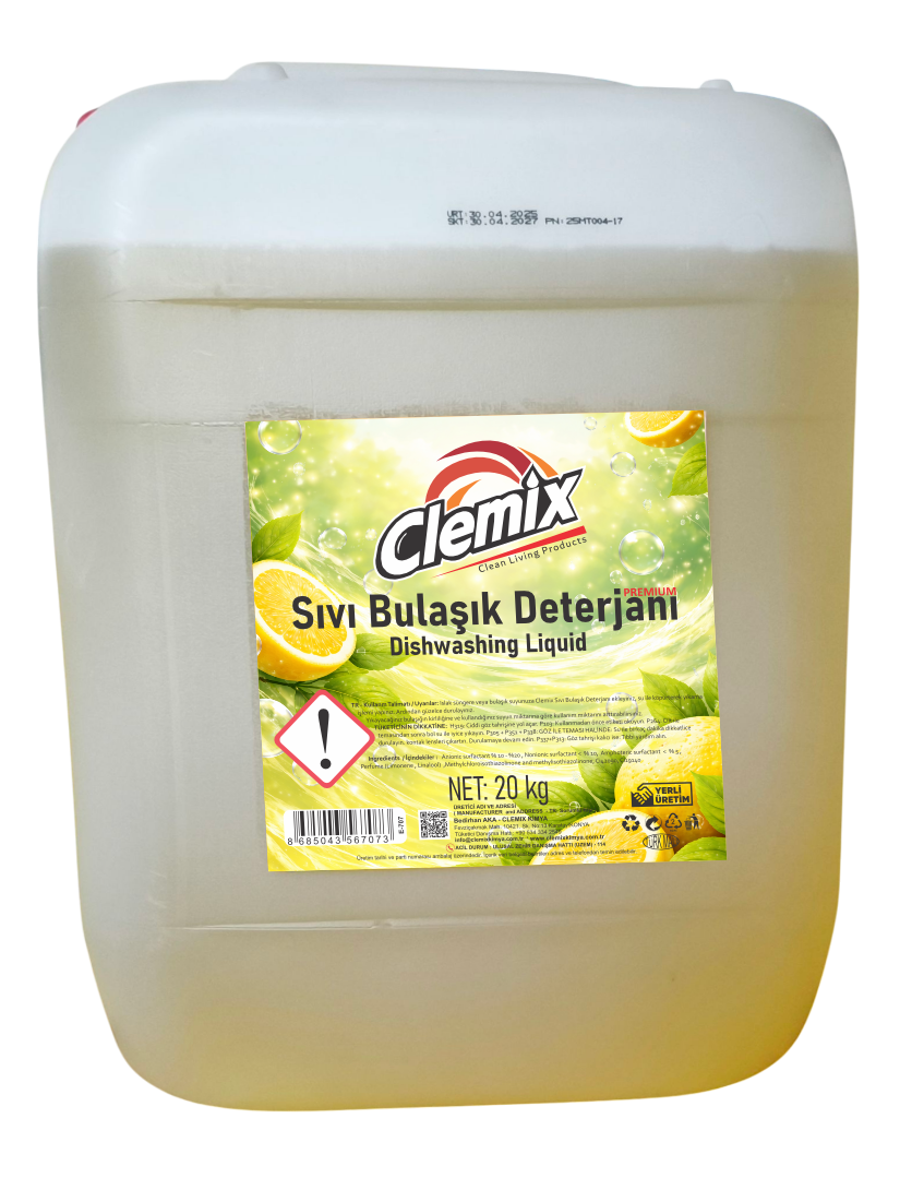 Clemix Sıvı Bulaşık Deterjanı Premium 20 kg