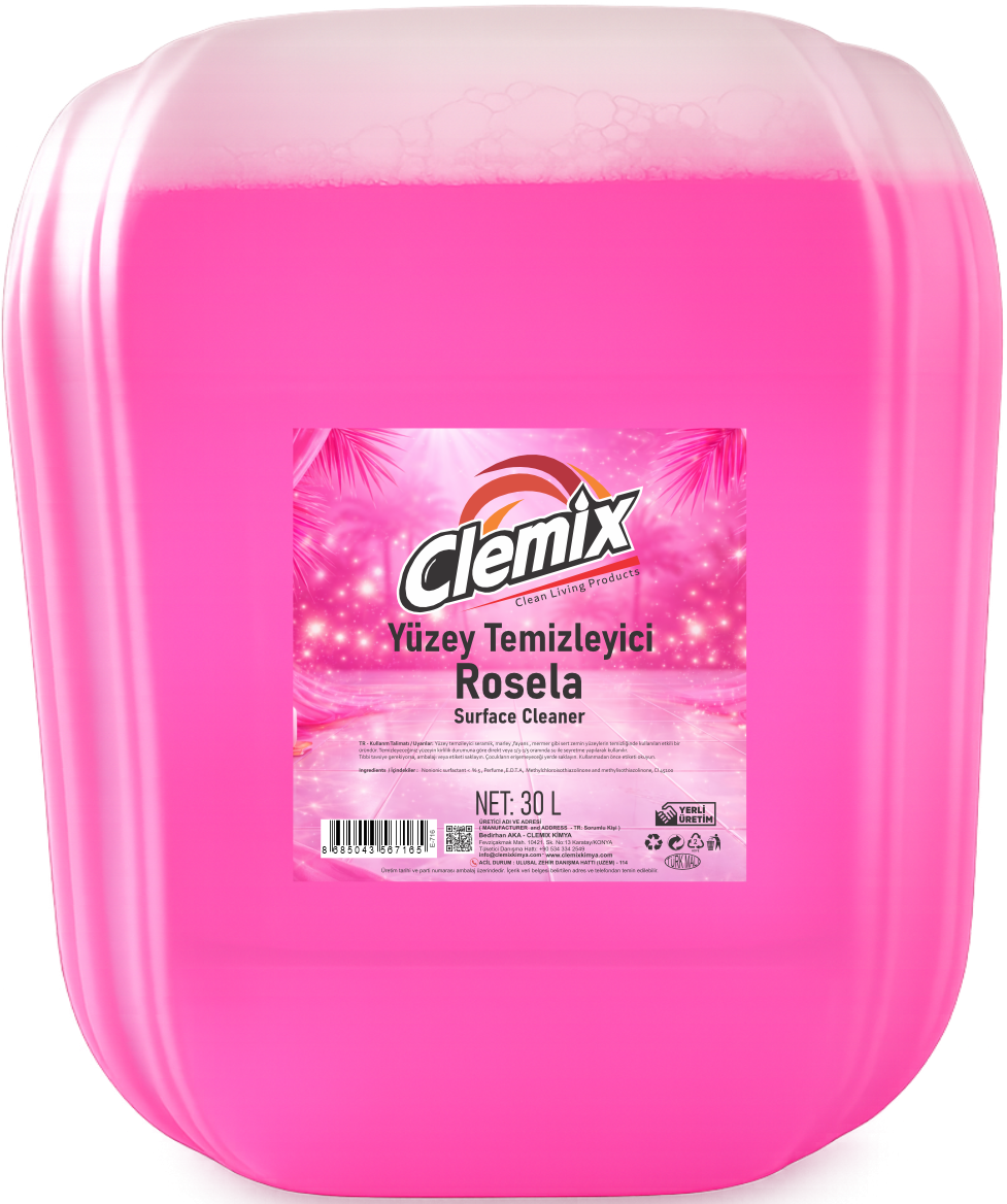 Clemix Yüzey Temizleyici Flora 30 L